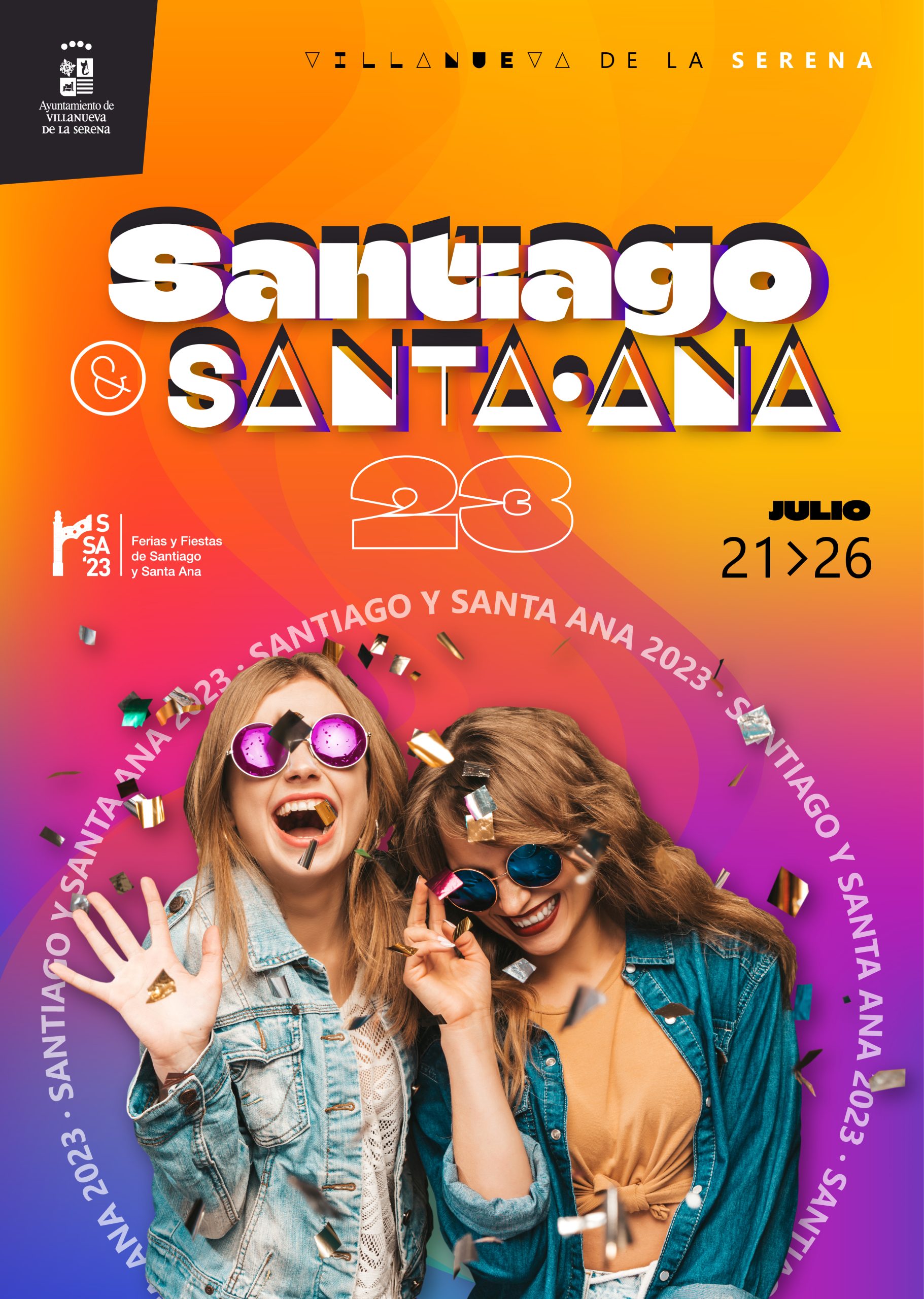 Fiestas patronales de Santiago y Santa Ana 2023 Villanueva de la Serena